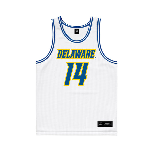 Delaware - NCAA Women's Basketball : Amiya Carroll - White Basketball Jersey-0
