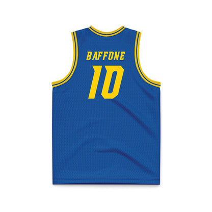 Delaware - NCAA Men's Basketball : Brandon Baffone - Royal Basketball Jersey-1