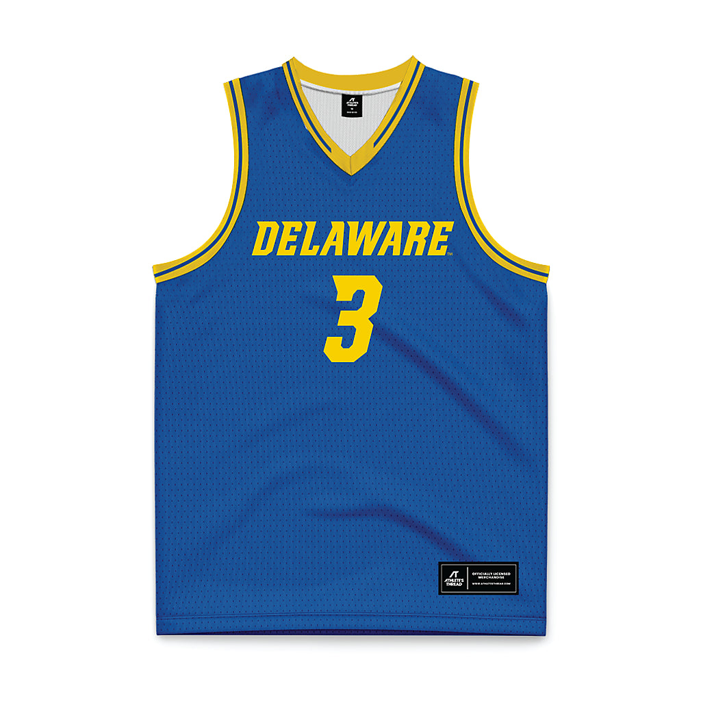 Delaware - NCAA Men's Basketball : Cavan Reilly - Royal Basketball Jersey-0