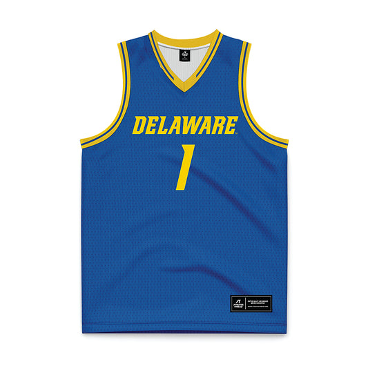 Delaware - NCAA Men's Basketball : Mason Ellison - Royal Basketball Jersey-0