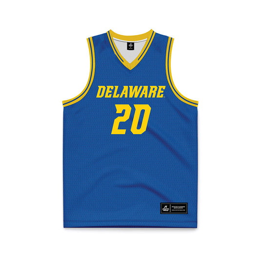 Delaware - NCAA Men's Basketball : Alex Kazanecki - Royal Basketball Jersey-0