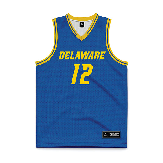 Delaware - NCAA Men's Basketball : Alex McFadden - Royal Basketball Jersey-0