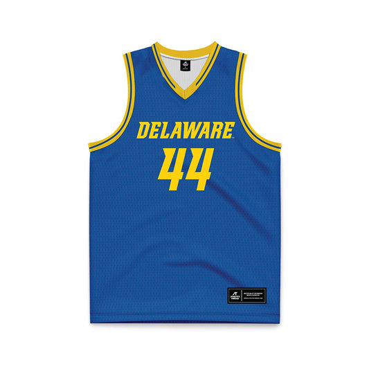 Delaware - NCAA Men's Basketball : Tyler Houser - Royal Basketball Jersey-0