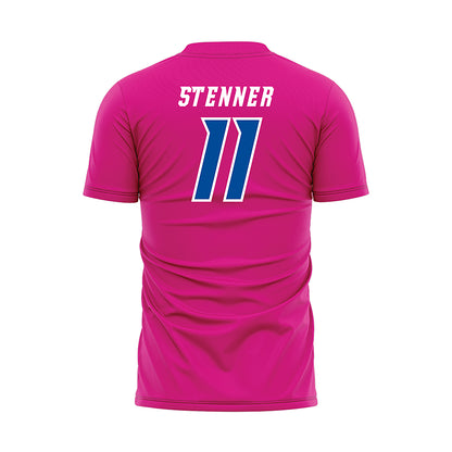 Delaware - NCAA Men's Soccer : Marius Stenner - Pink Soccer Jersey-1