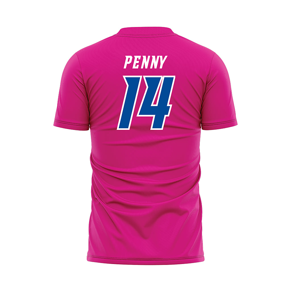 Delaware - NCAA Men's Soccer : Liam Penny - Pink Soccer Jersey-1