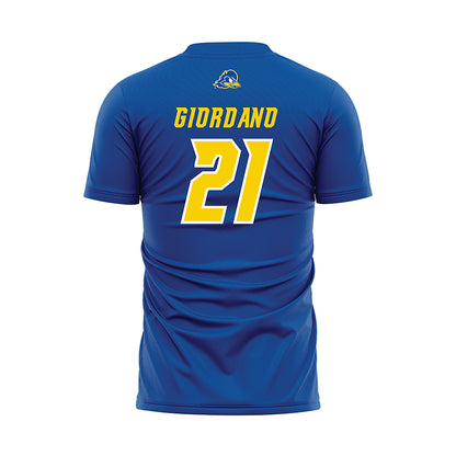 Delaware - NCAA Men's Soccer : Charles Giordano - Royal Soccer Jersey-1