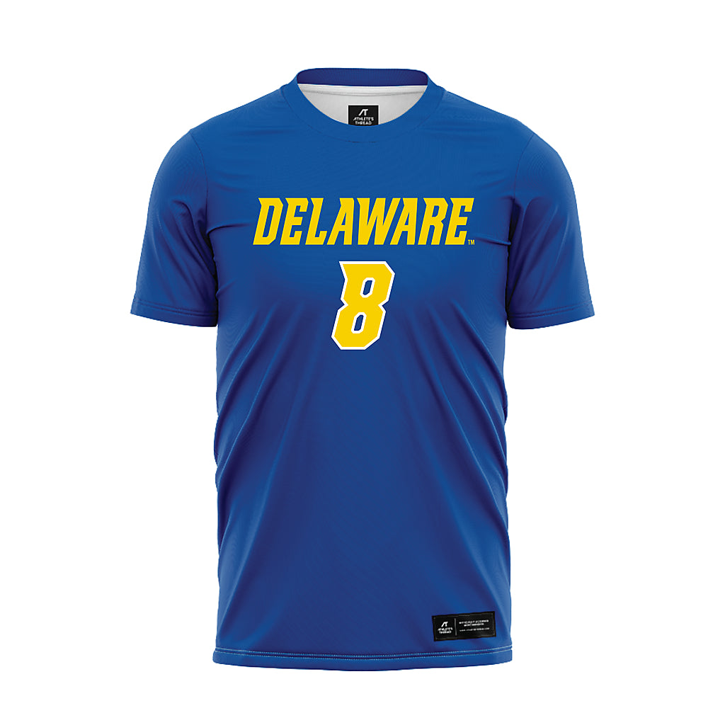 Delaware - NCAA Men's Soccer : Jordan Illian - Royal Soccer Jersey-0