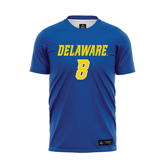 Delaware - NCAA Men's Soccer : Jordan Illian - Royal Soccer Jersey-0