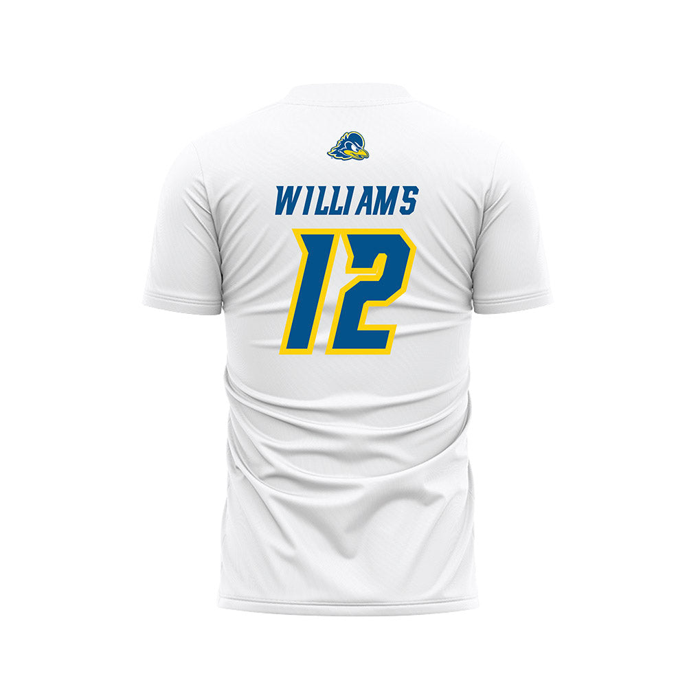 Delaware - NCAA Men's Soccer : Ethan Williams - White Soccer Jersey-1