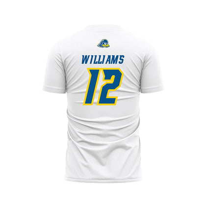 Delaware - NCAA Men's Soccer : Ethan Williams - White Soccer Jersey-1