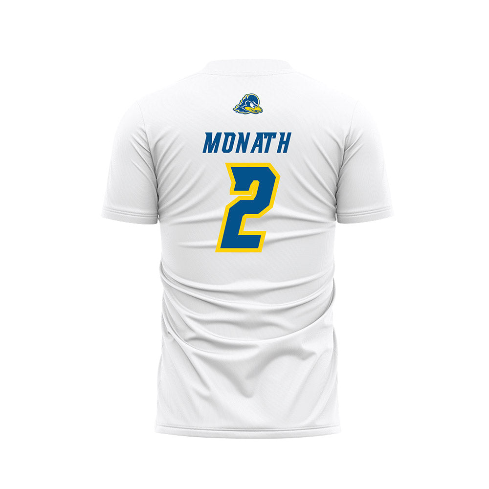 Delaware - NCAA Men's Soccer : Rich Monath - White Soccer Jersey-1