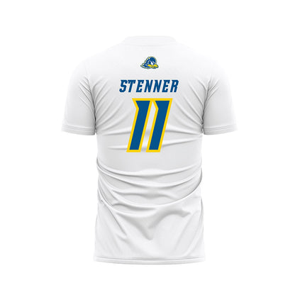 Delaware - NCAA Men's Soccer : Marius Stenner - White Soccer Jersey-1