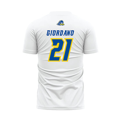 Delaware - NCAA Men's Soccer : Charles Giordano - White Soccer Jersey-1