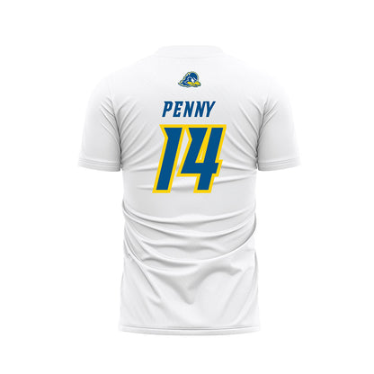 Delaware - NCAA Men's Soccer : Liam Penny - White Soccer Jersey-1