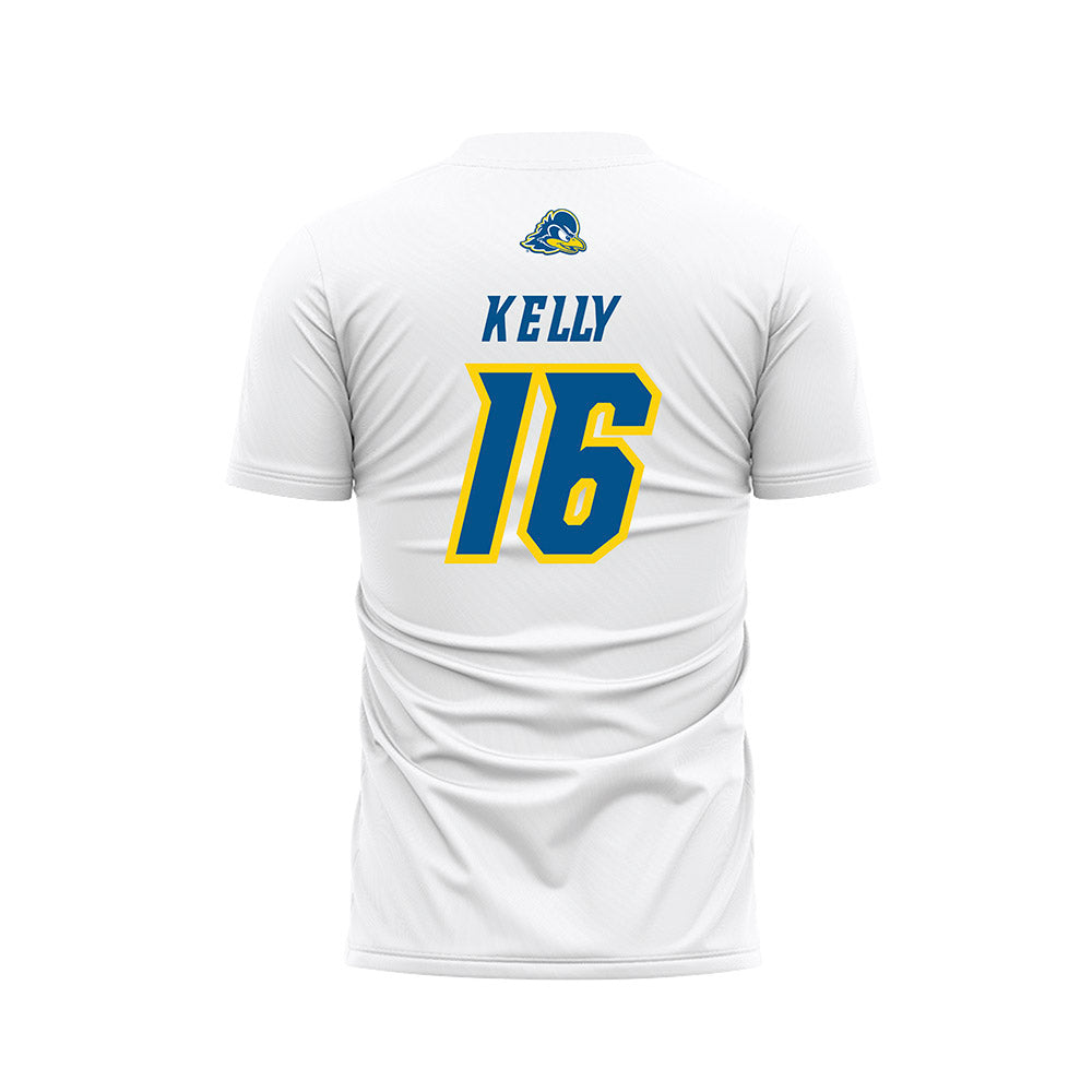 Delaware - NCAA Men's Soccer : Colin Kelly - White Soccer Jersey-1