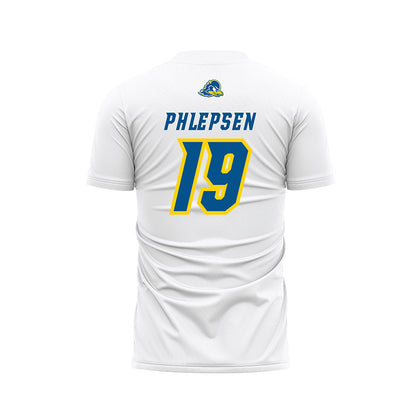 Delaware - NCAA Men's Soccer : Florian Phlepsen - White Soccer Jersey-1