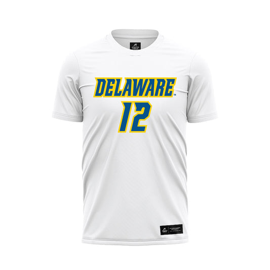 Delaware - NCAA Men's Soccer : Ethan Williams - White Soccer Jersey-0