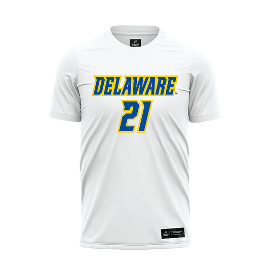 Delaware - NCAA Men's Soccer : Charles Giordano - White Soccer Jersey-0