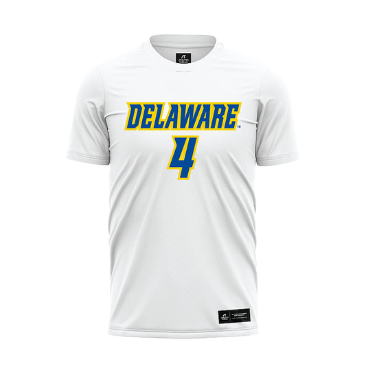 Delaware - NCAA Men's Soccer : Luke Chatten - White Soccer Jersey-0