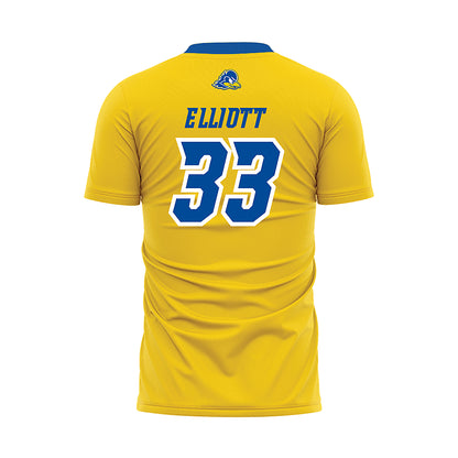 Delaware - NCAA Men's Soccer : Daniel Joseph Elliott - Yellow Soccer Jersey-1