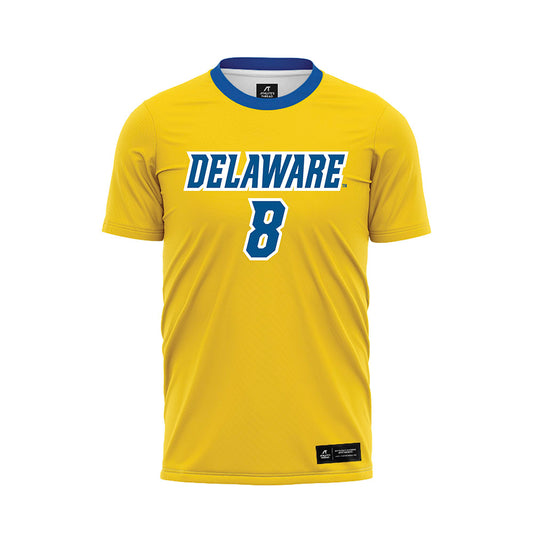 Delaware - NCAA Men's Soccer : Jordan Illian - Yellow Soccer Jersey-0