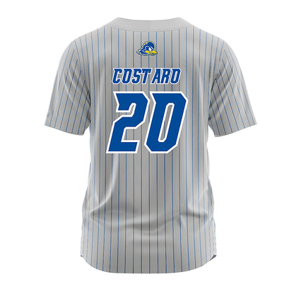 Delaware - NCAA Softball : Gianna Costaro - Grey Pinstripe Jersey-1