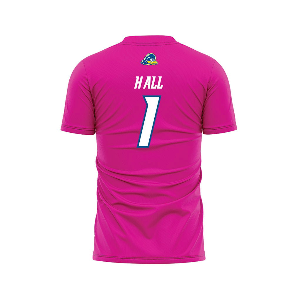 Delaware - NCAA Women's Soccer : Sophia Hall - Pink Soccer Jersey-1