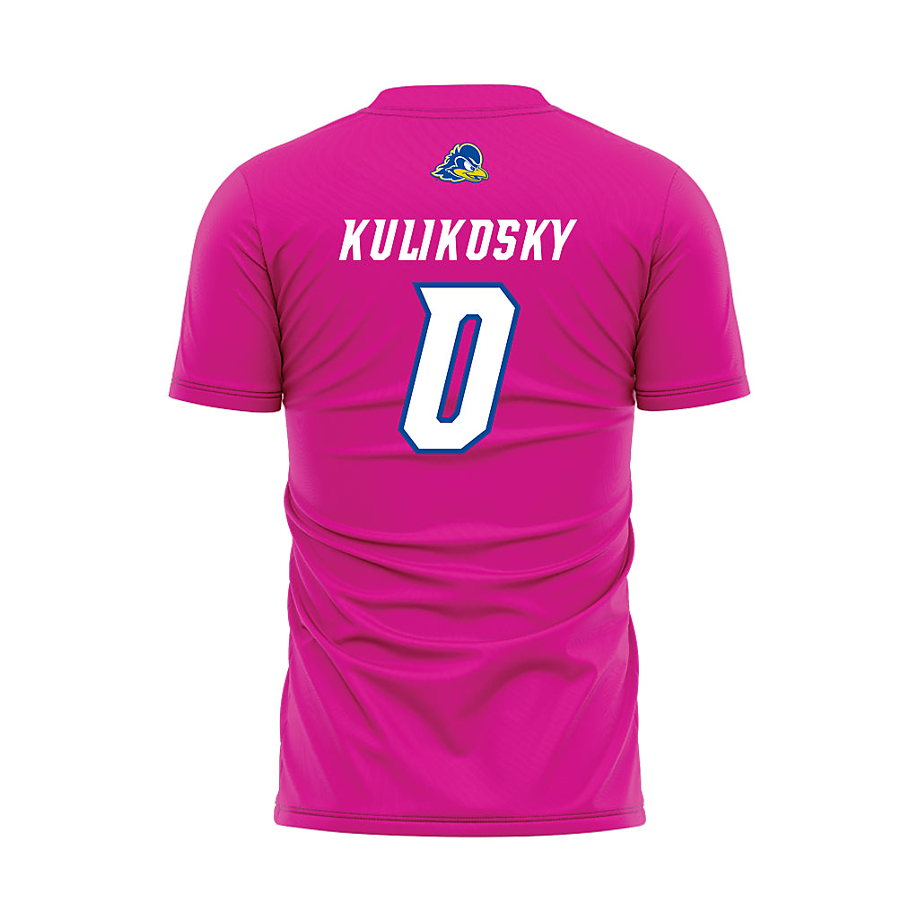 Delaware - NCAA Women's Soccer : Charlotte Kulikosky - Pink Soccer Jersey-1