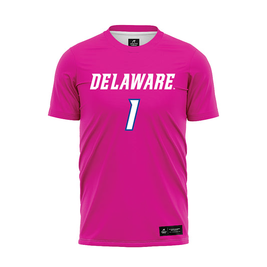 Delaware - NCAA Women's Soccer : Sophia Hall - Pink Soccer Jersey-0