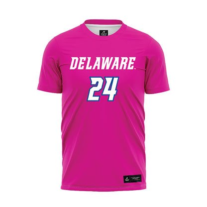 Delaware - NCAA Women's Soccer : gianna berkley - Pink Soccer Jersey-0