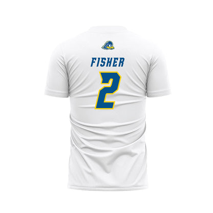 Delaware - NCAA Women's Soccer : Maura Fisher - White Soccer Jersey-1