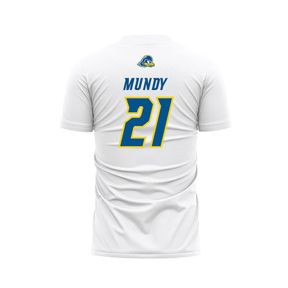 Delaware - NCAA Women's Soccer : ryan mundy - White Soccer Jersey-1