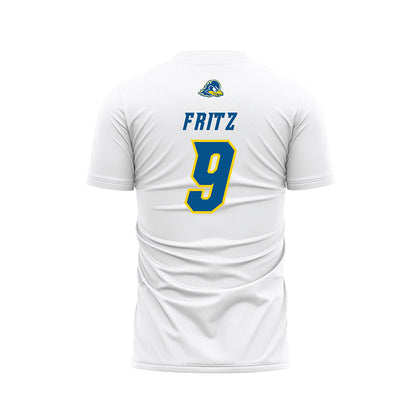 Delaware - NCAA Women's Soccer : Sarah Fritz - White Soccer Jersey-1