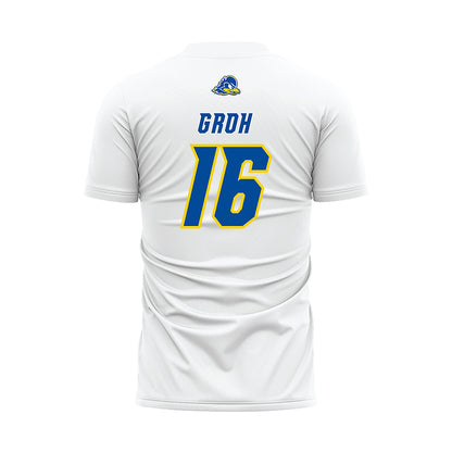 Delaware - NCAA Women's Soccer : Maggie Groh - White Soccer Jersey-1