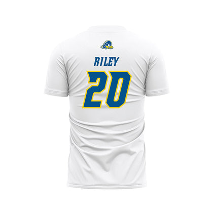 Delaware - NCAA Women's Soccer : Gabby Riley - White Soccer Jersey-1