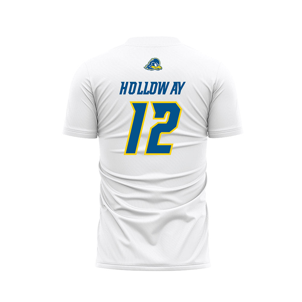 Delaware - NCAA Women's Soccer : Maggie Holloway - White Soccer Jersey-1