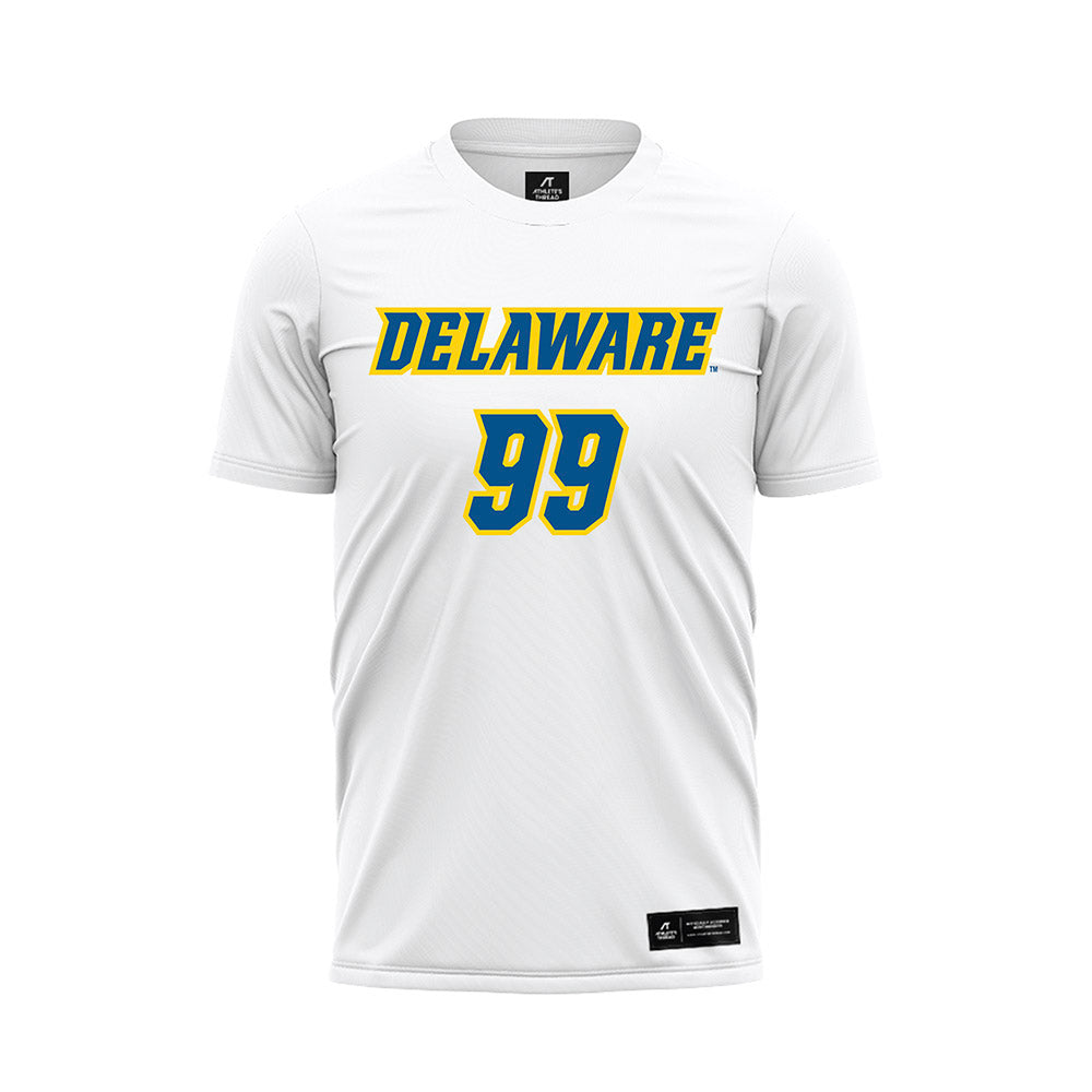 Delaware - NCAA Women's Soccer : Leah Rhinehart - White Soccer Jersey-0