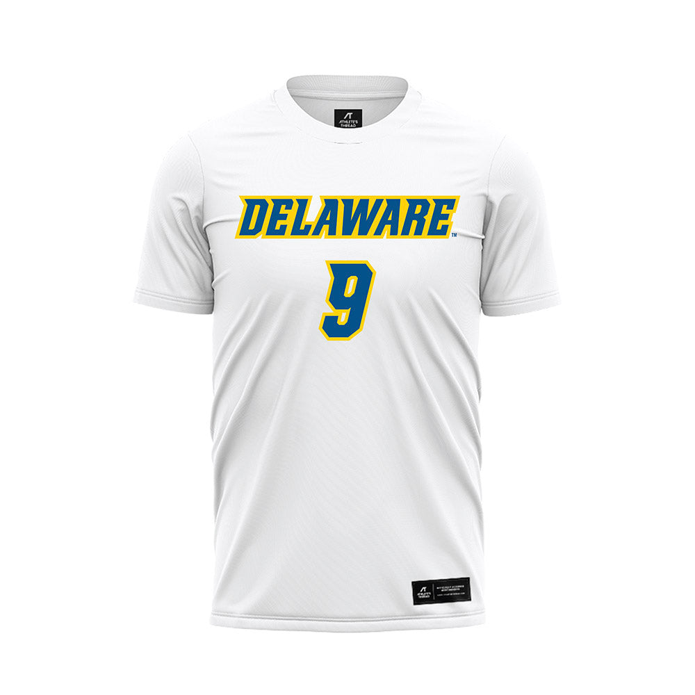 Delaware - NCAA Women's Soccer : Sarah Fritz - White Soccer Jersey-0
