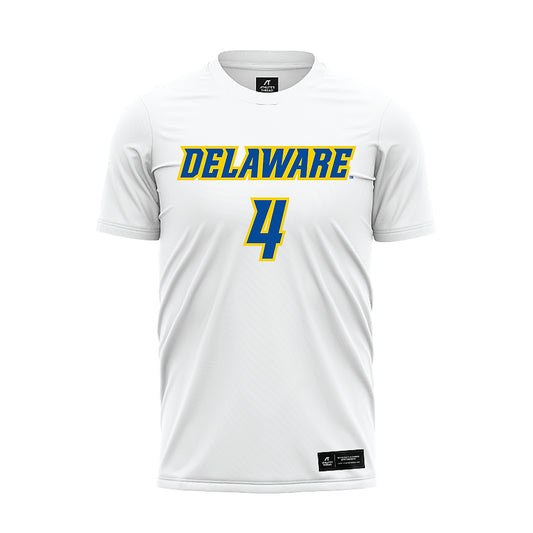 Delaware - NCAA Women's Soccer : Ava Ticconi - White Soccer Jersey-0