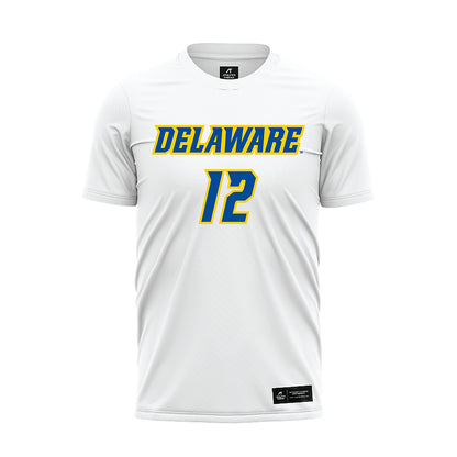 Delaware - NCAA Women's Soccer : Maggie Holloway - White Soccer Jersey-0