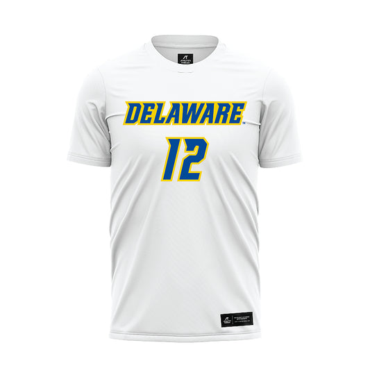 Delaware - NCAA Women's Soccer : Maggie Holloway - White Soccer Jersey-0