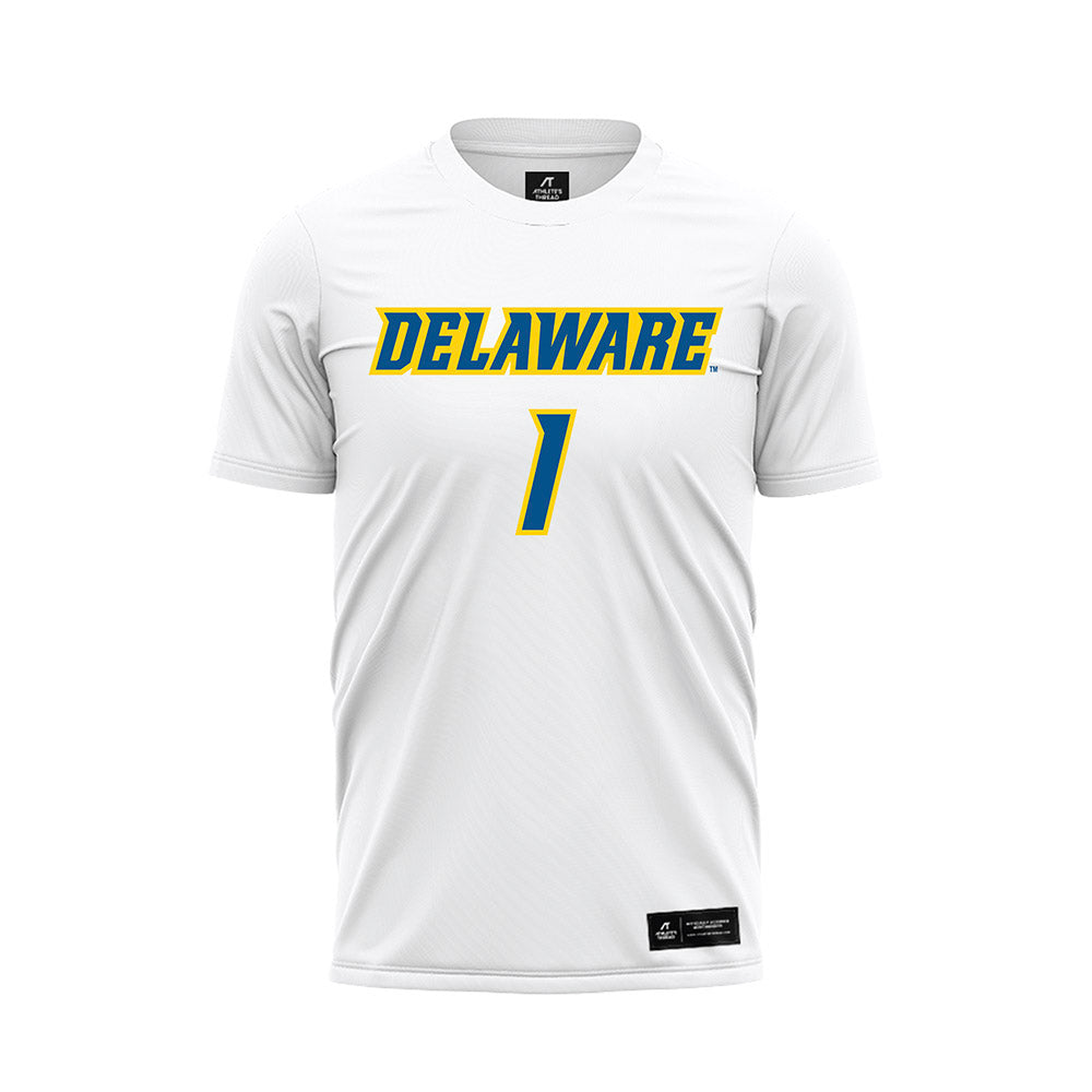 Delaware - NCAA Women's Soccer : Sophia Hall - White Soccer Jersey-0