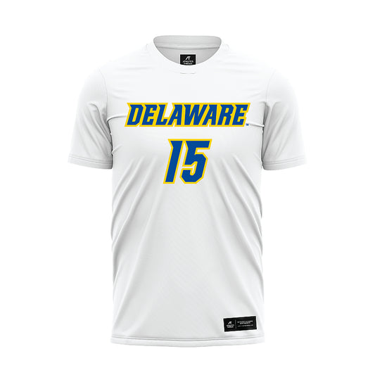 Delaware - NCAA Women's Soccer : Lilli Lubic - White Soccer Jersey-0