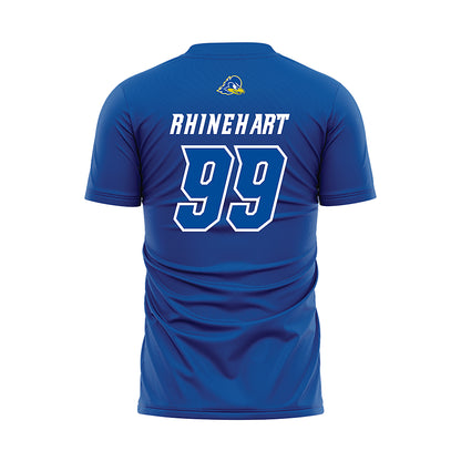 Delaware - NCAA Women's Soccer : Leah Rhinehart - Blue Soccer Jersey-1