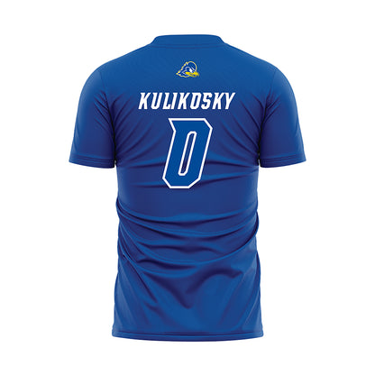 Delaware - NCAA Women's Soccer : Charlotte Kulikosky - Blue Soccer Jersey-1
