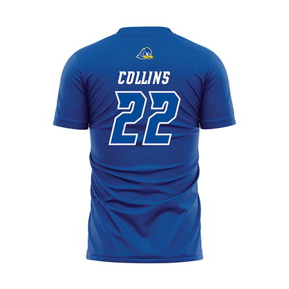 Delaware - NCAA Women's Soccer : Cali Collins - Blue Soccer Jersey-1