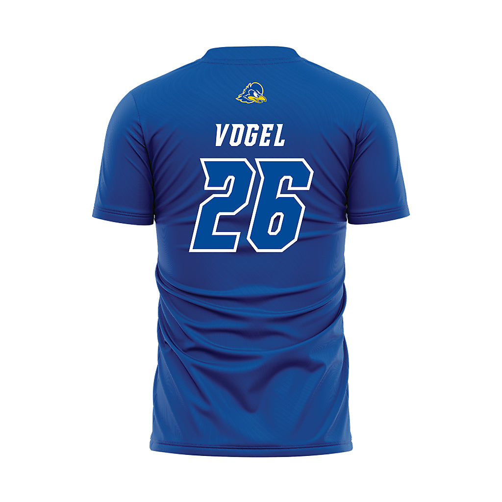 Delaware - NCAA Women's Soccer : Brooke Vogel - Blue Soccer Jersey-1