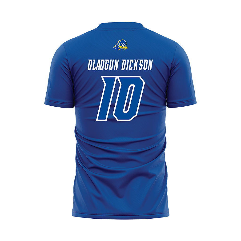 Delaware - NCAA Women's Soccer : Adiat Olaogun-Dickson - Blue Soccer Jersey-1