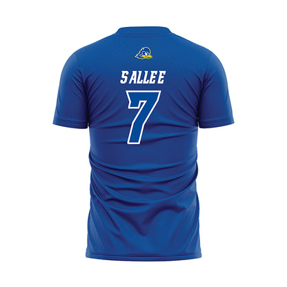 Delaware - NCAA Women's Soccer : Ava Sallee - Blue Soccer Jersey-1
