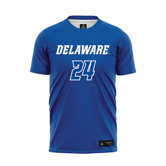 Delaware - NCAA Women's Soccer : gianna berkley - Blue Soccer Jersey-0
